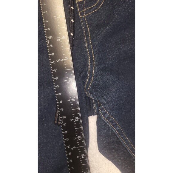 Free Planet Jeans Mens sz 42 Drawstring Stretch Stone Wash Blue Denim New - Picture 5 of 6